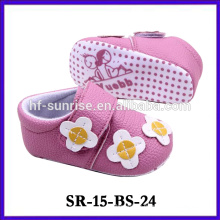 Nouveau produit rose nouveau-né tissu bébé chaussure